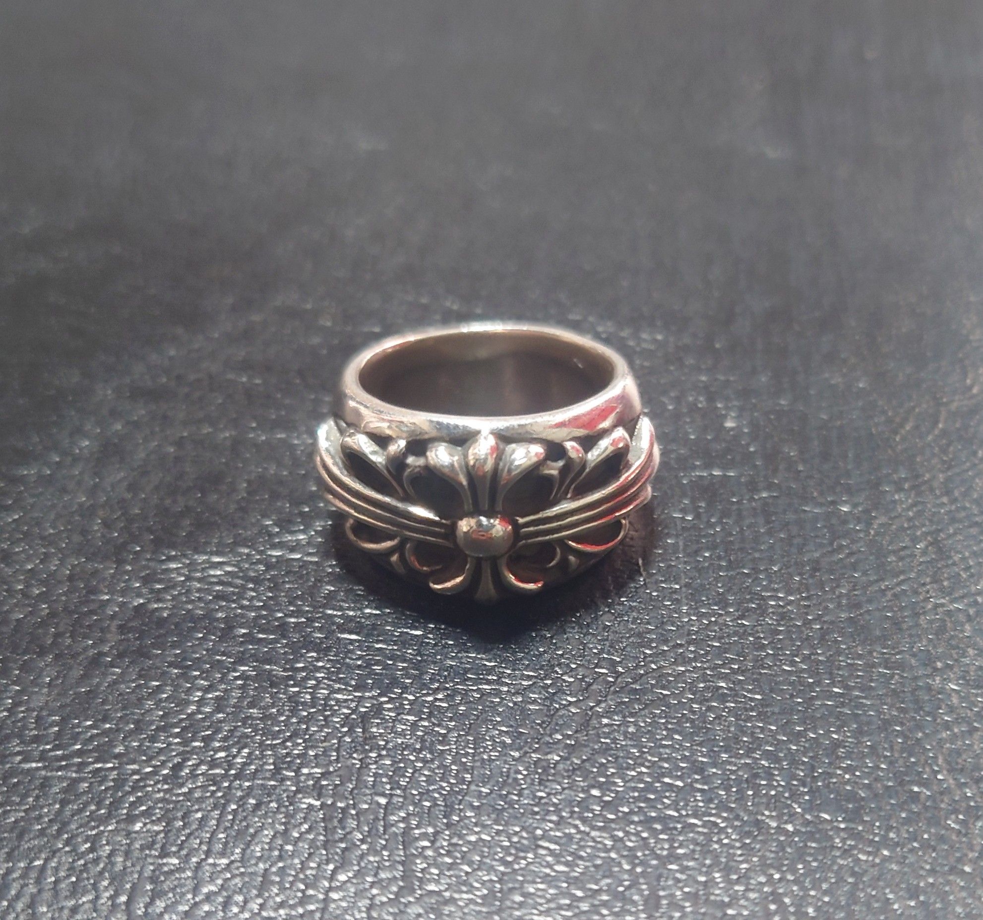 Chrome Hearts Floral Cross Ring "Silver"