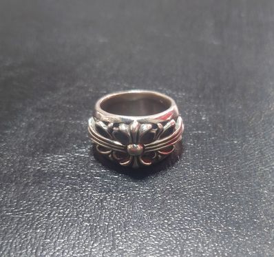 Chrome Hearts Floral Cross Ring "Silver"