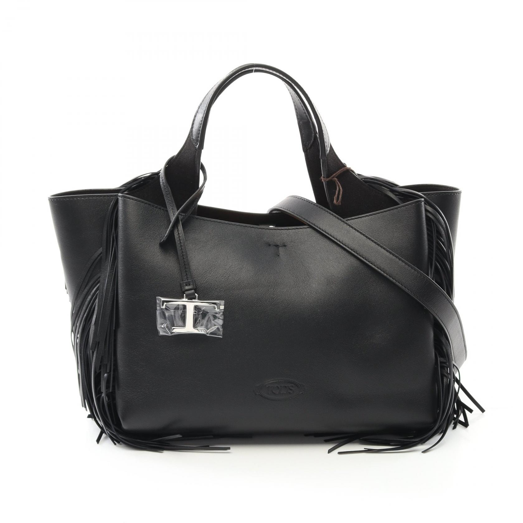 トッズ TOD'S ハンドバッグ バッグ レザー レディース ブラック系 XBWAPAFL1F0XEAB999 【新品】