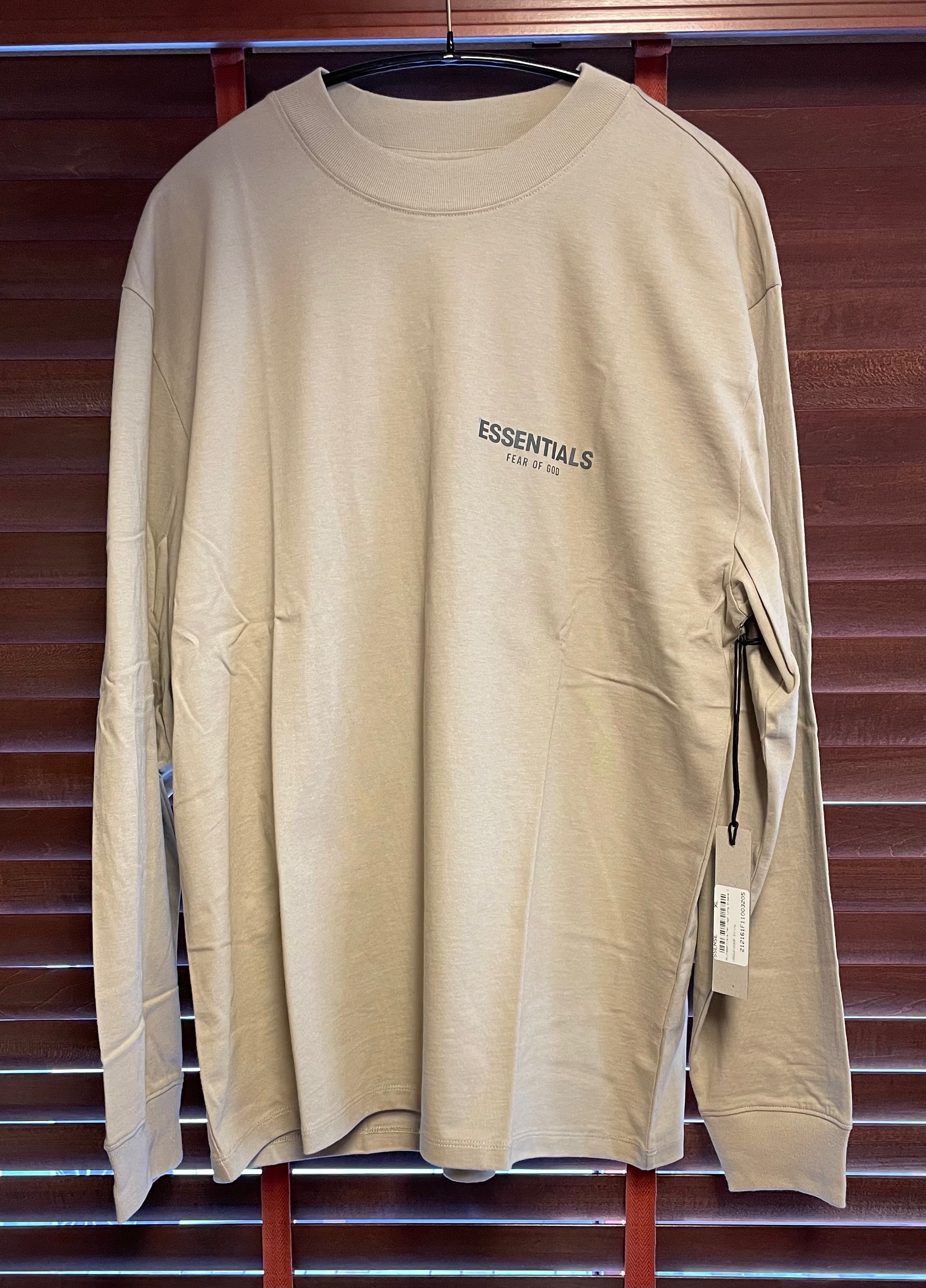 FEAR OF GOD ESSENTIALS LS TEE "string"