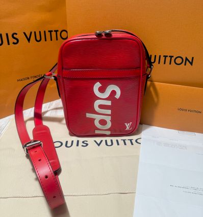 Louis Vuitton x Supreme Danube PM "Red"