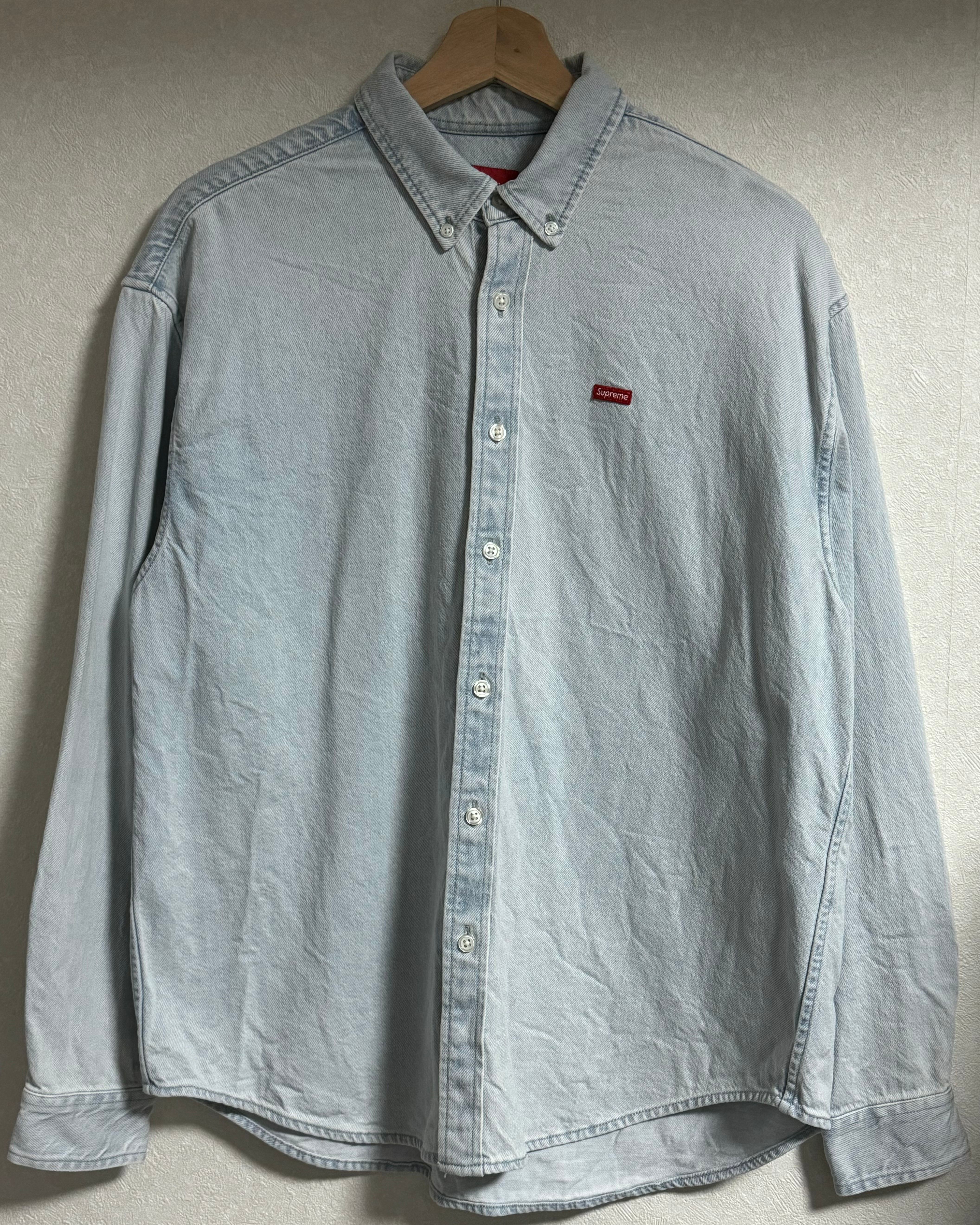 Supreme Small Box Shirt "Denim" (23SS)