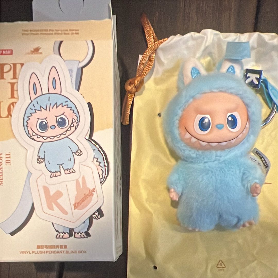 POP MART THE MONSTERS (LABUBU) Pin for Love Series-Vinyl Plush Pendant (A-M) K