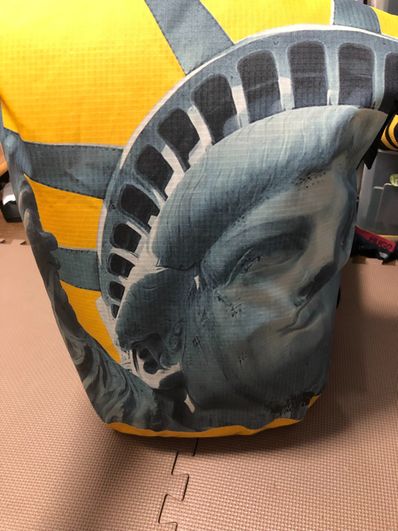 Supreme x The North Face Bleached Denim Print Roo II "Indigo"