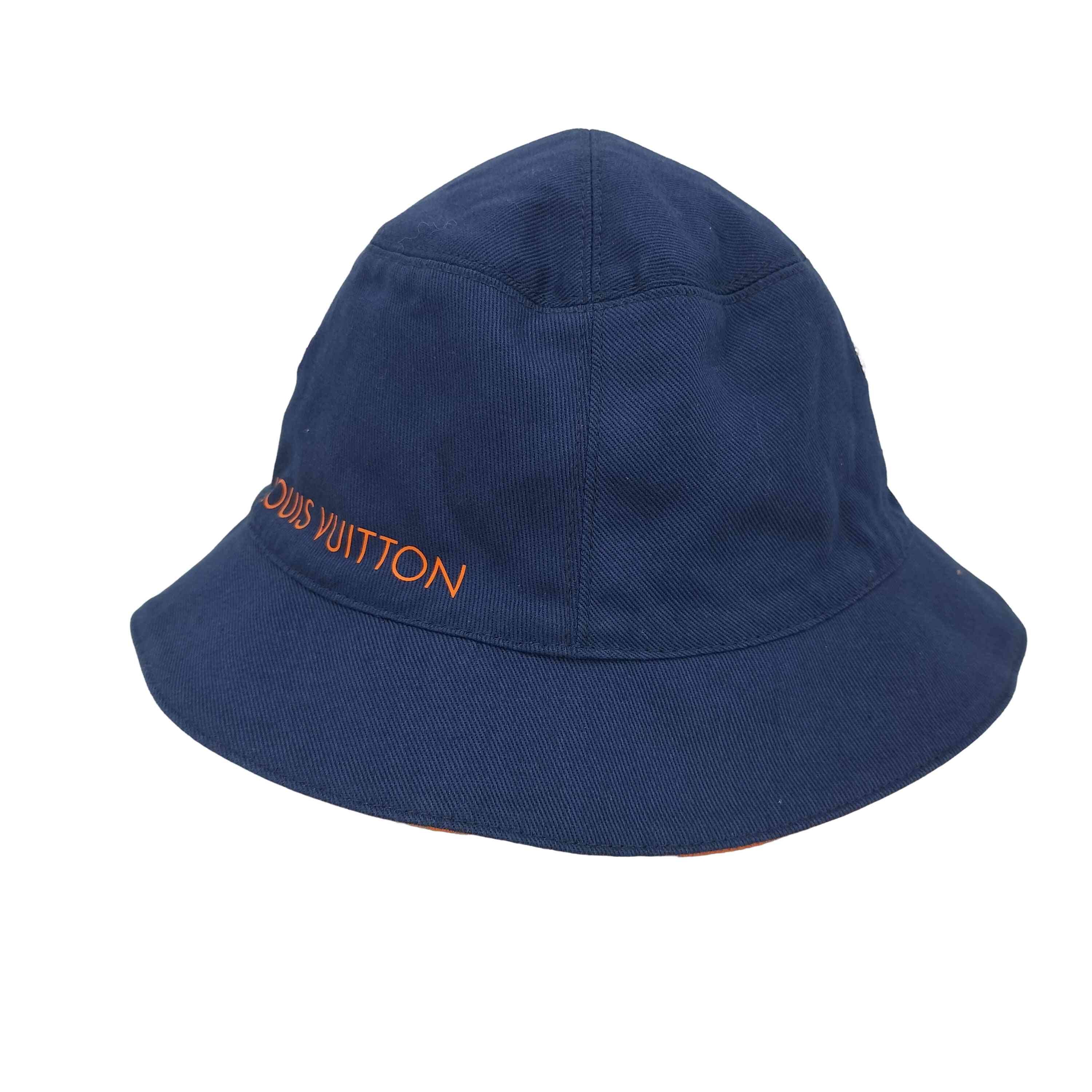 シャポー・モノグラムデニム リバーシブルハット【1138928788171】