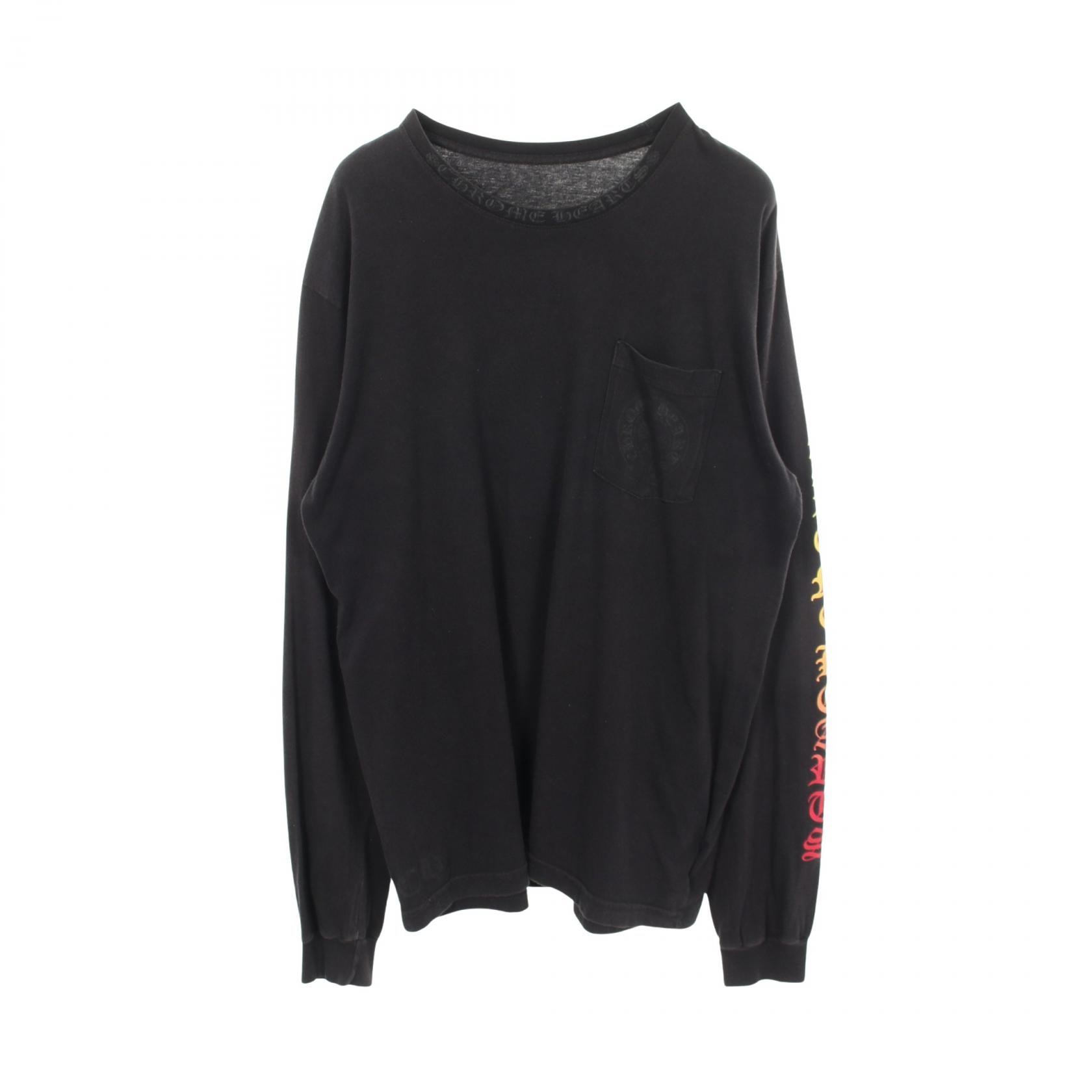 Chrome Hearts Back Horseshoe Gradient Sleeve L/S T-Shirt "Black"