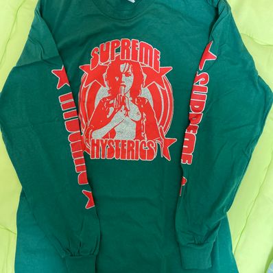 Supreme x HYSTERIC GLAMOUR L/S Tee "Green"