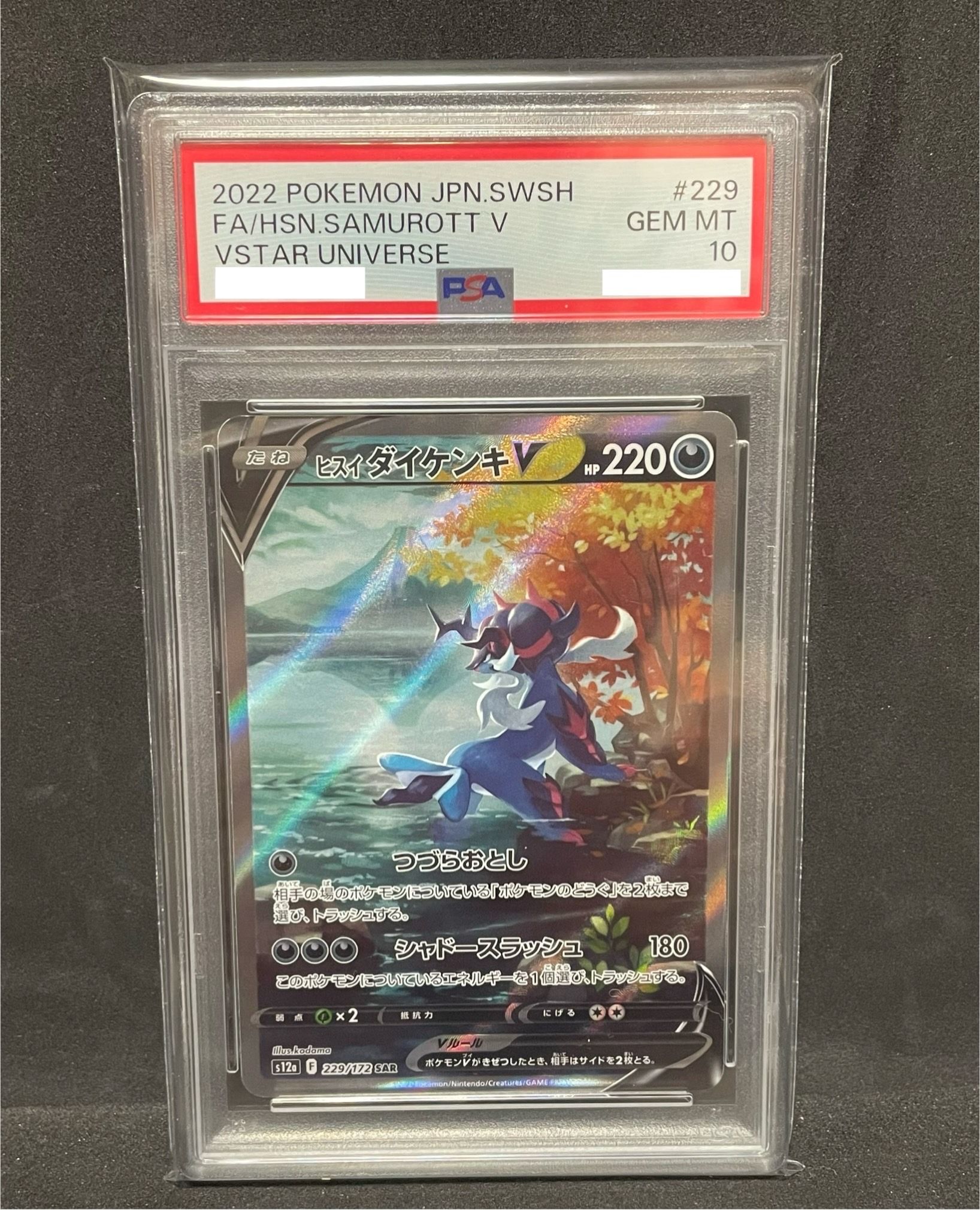 ヒスイダイケンキV SAR[s12a 229/172](ハイクラスパック「VSTARユニバース」)