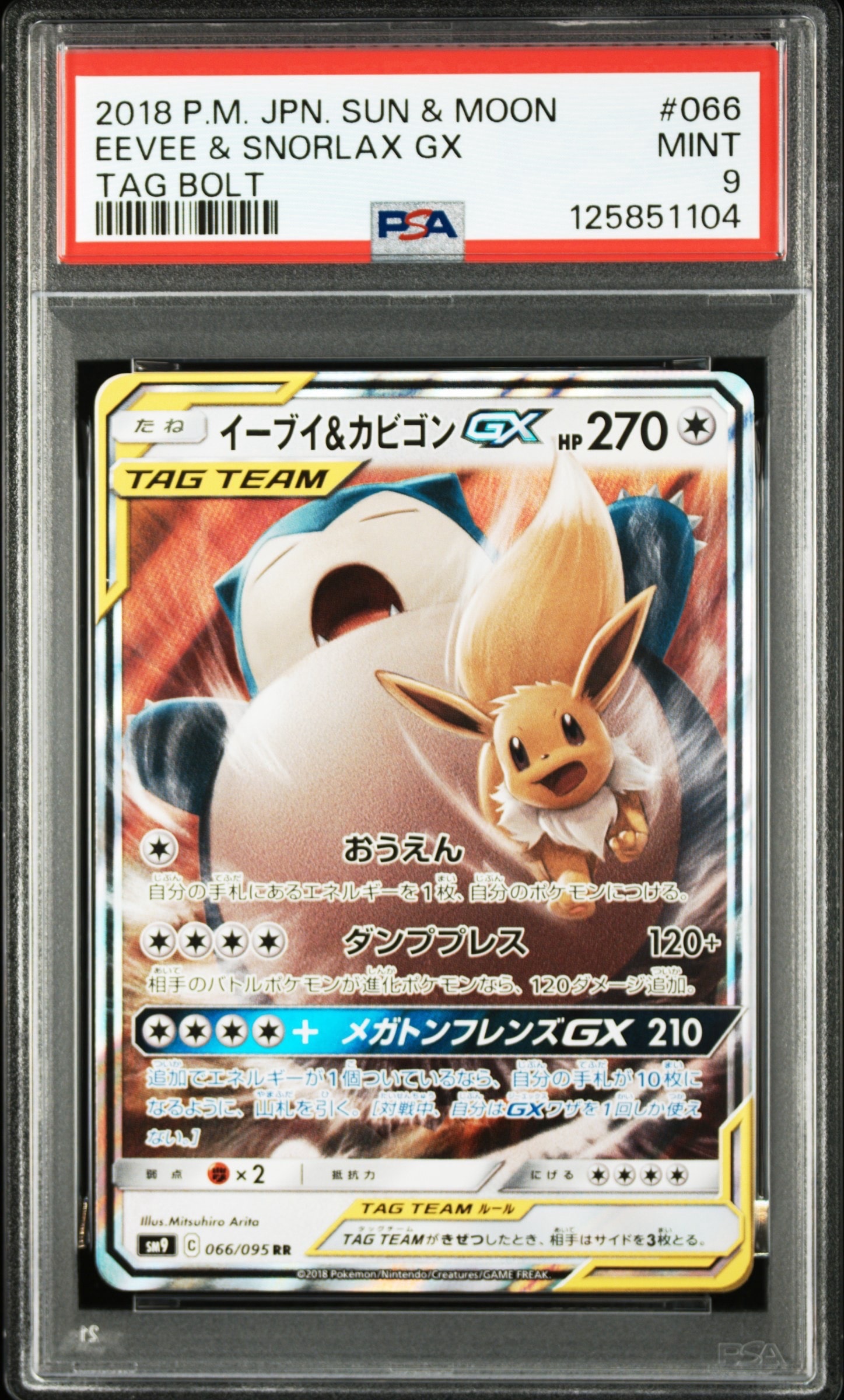 イーブイ&カビゴンGX RR [SM9 066/095](拡張パック「タッグボルト」)