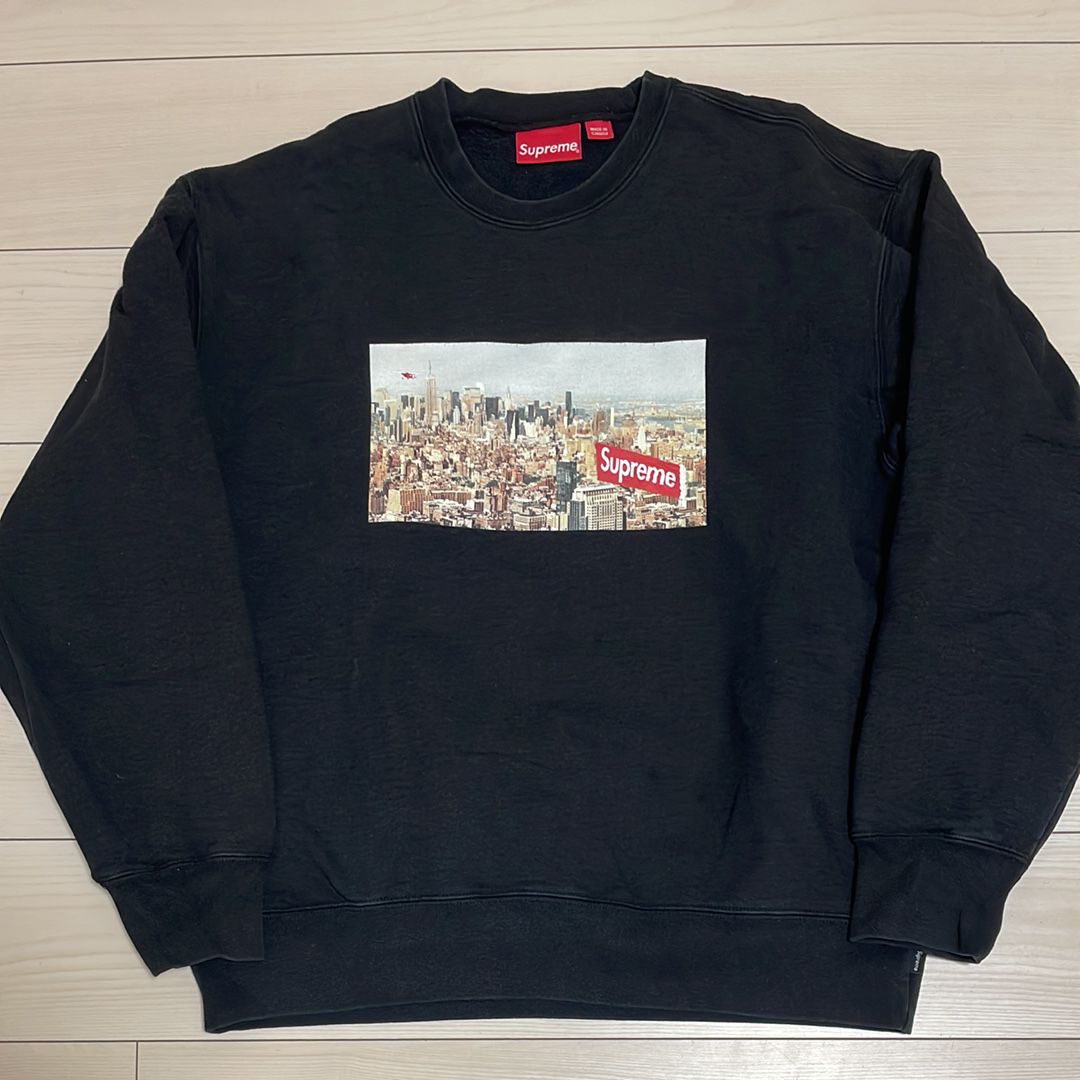 Supreme Aerial Crewneck "Black"