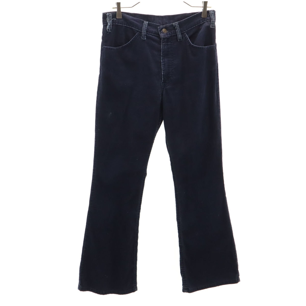Levi's リーバイス 80s ヴィンテージ 646 42タロン コーデュロイ ブーツカットパンツ W31 ネイビー