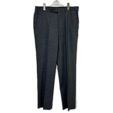 ブルックスブラザーズ 19-20-3760 グレー ウール センタープレス テーパードスラックス 34