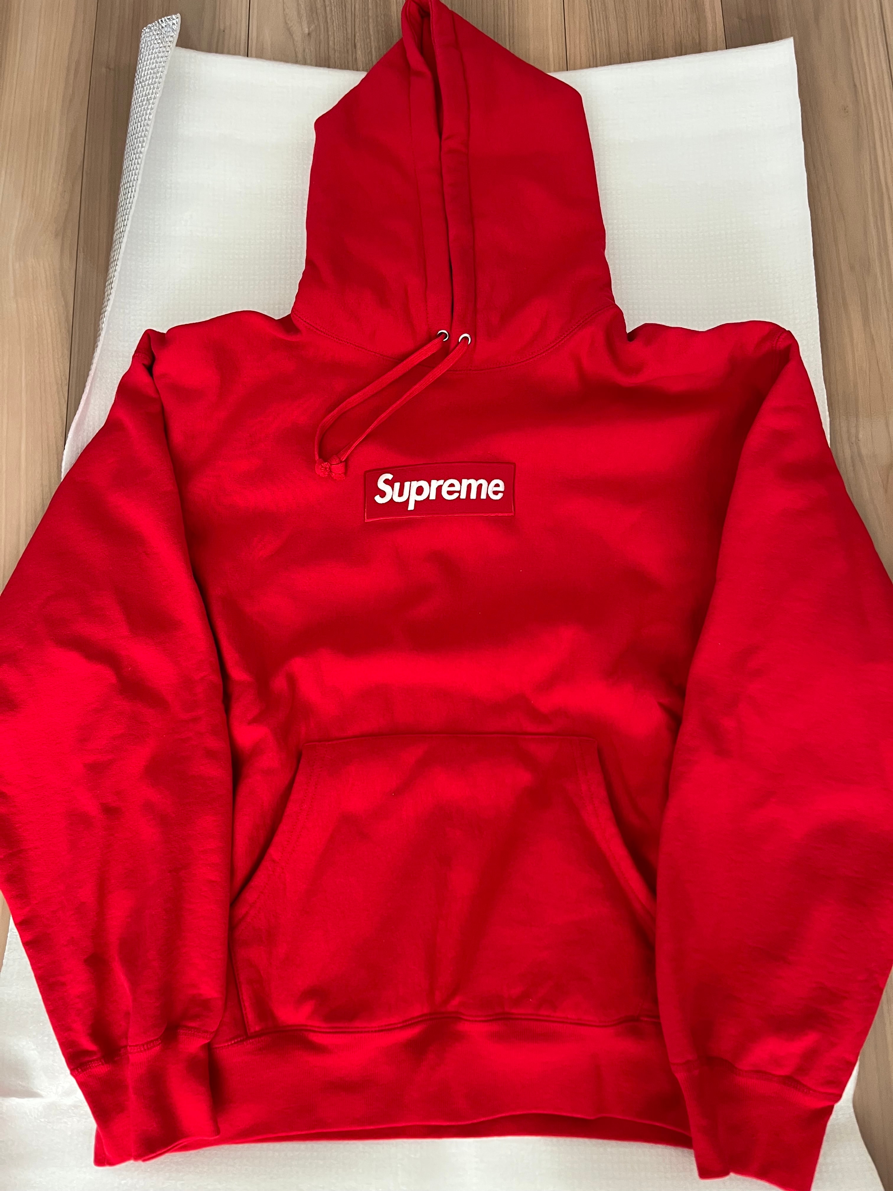 Supreme Box Logo Hooded Sweatshirt "Red" (23FW)