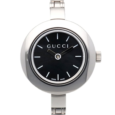 グッチ 腕時計 時計 ステンレススチール 105 クオーツ レディース 1年保証 GUCCI 中古
