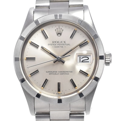 ロレックス ROLEX 15010 ヴィンテージ オイスターパーペチュアル ファインリーエンジンターンド ベゼル 自動巻き 美品 腕時計 N#148157
