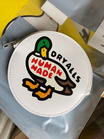 HUMAN MADE DUCK CIRCLE COIN CASE "White"