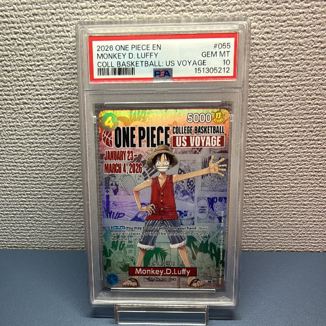 PSA10】モンキー・D・ルフィ：P (開封済) [P-055]【英語版