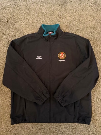 Supreme x Umbro Cotton Ripstop Track Jacket "Black"
