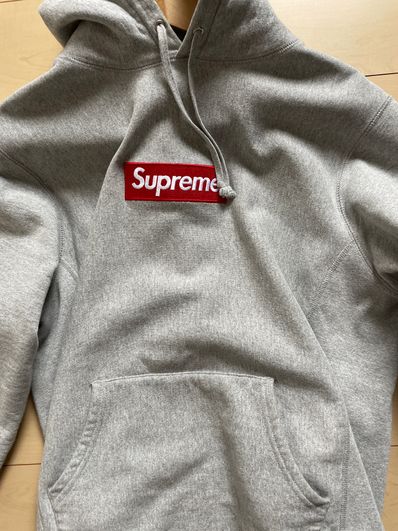 Supreme Box Logo Hooded Sweatshirt "Heather Grey" (16FW)