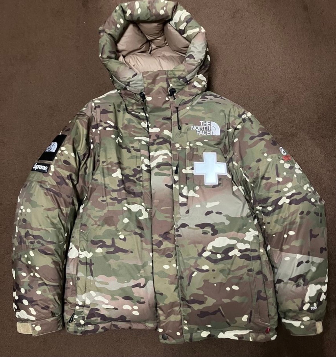 Supreme Reflective Camo Down Jacket 