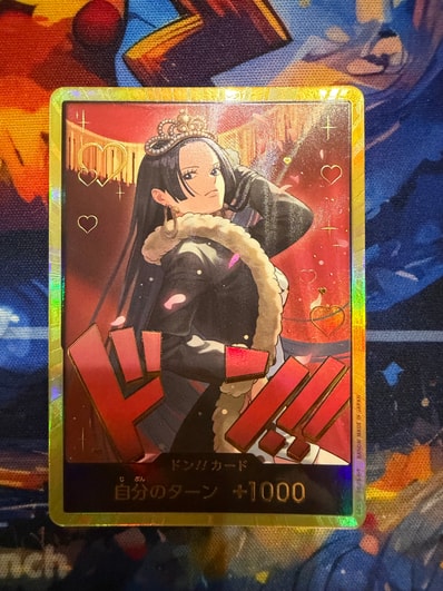 ドン!!カード : ボア・ハンコック スーパーパラレル (エクストラブースター「ワンピース ヒロインズエディション」)