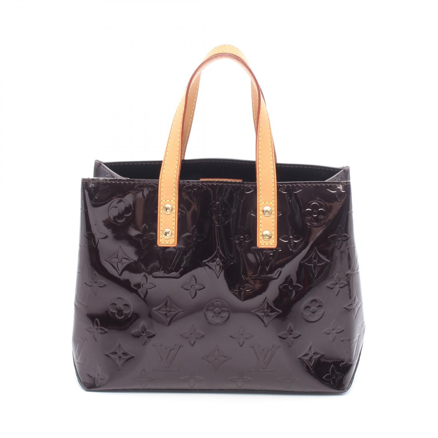 ルイ・ヴィトン LOUIS VUITTON リードPM ハンドバッグ バッグ レザー ヴェルニ アマラント レディース パープル系 M91993 【中古】