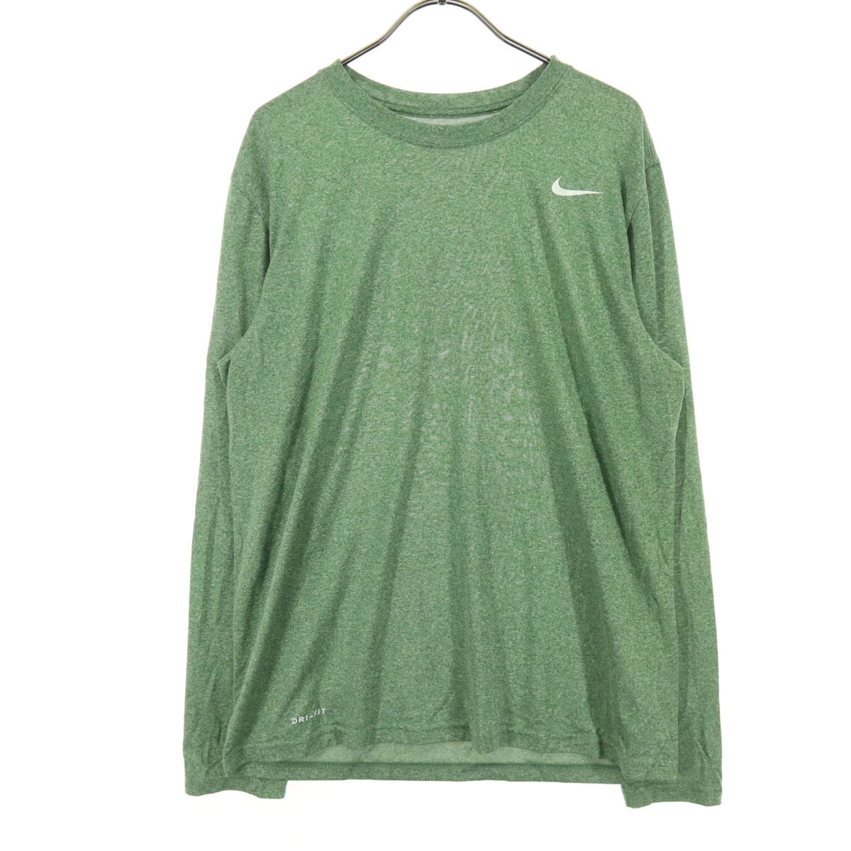 NIKE ナイキ スウッシュ 長袖 Tシャツ XL グリーン ロンT