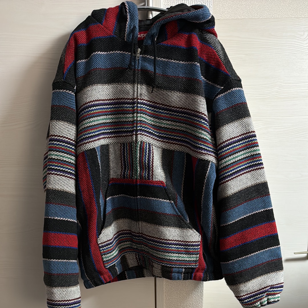 Supreme Woven Stripe Hooded Jacket 
