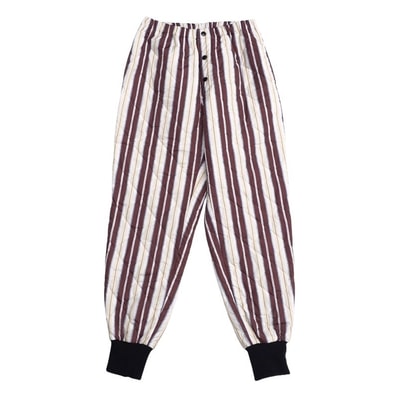■美品■MARNI マルニ パンツ サイズ44 キルティングパンツ ジョガーパンツ 中綿 ストライプ イタリア製 ブランド古着【中古】20240806/RA0794