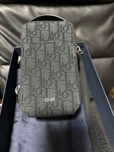 Dior Rider Microporch Dior Oblique Jacquard "Black"