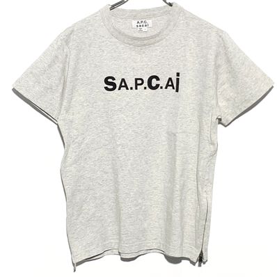 sacai x A.P.C. T-SHIRT KIYO "Light Gray"