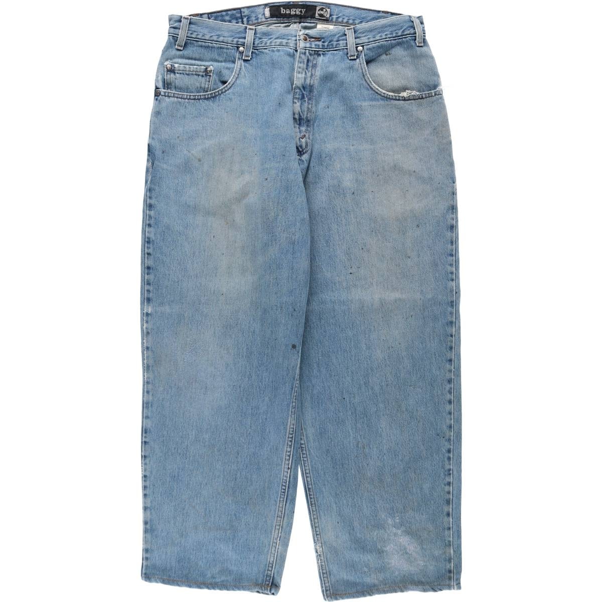 古着 リーバイス Levi's SILVER TAB シルバータブ BAGGY バギー デニムワイドパンツ メンズw36相当/eaa632306