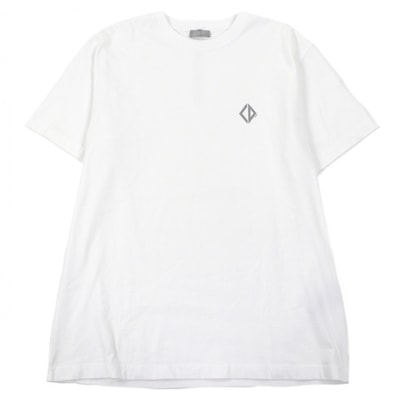 極美品 ディオール オム 半袖Tシャツ ホワイト L 593J696A0554