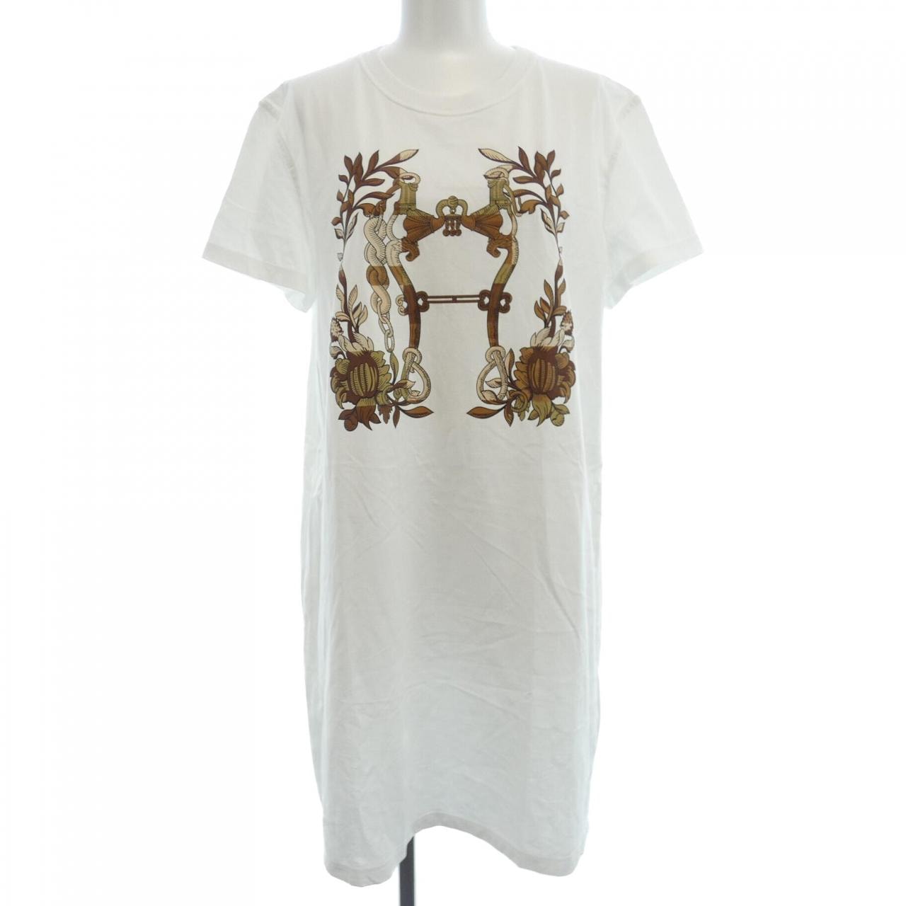 エルメス HERMES CARTOUCHE デッラ・カヴァッレリア 4E4530DA カットワンピース