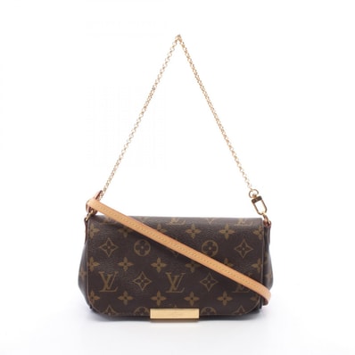 ルイ・ヴィトン LOUIS VUITTON フェイボリットPM 2WAY ハンドバッグ バッグ PVCコーティングキャンバス レザー モノグラム レディース ブラウン系 M40717 【中古】