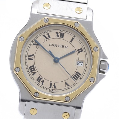 カルティエ サントスオクタゴン LM W2001583 メンズ 【中古】