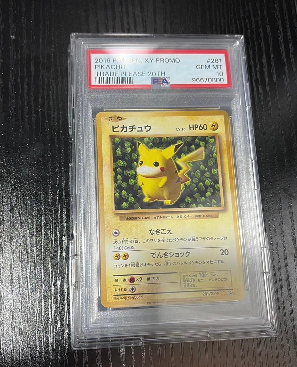 Pikachu: PROMO[XY-P 281/XY-P](XY-P Promotional cards)