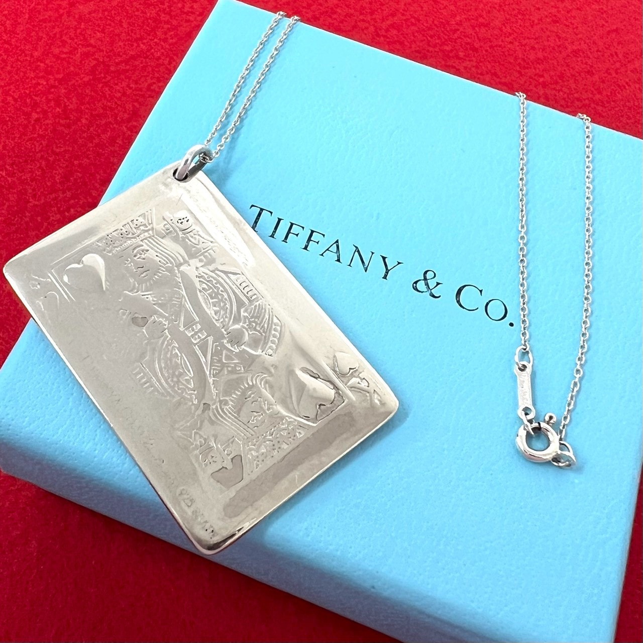TIFFANY&Co. ティファニー トランプモチーフ ネックレス シルバー925 ネックレス シルバー
48081