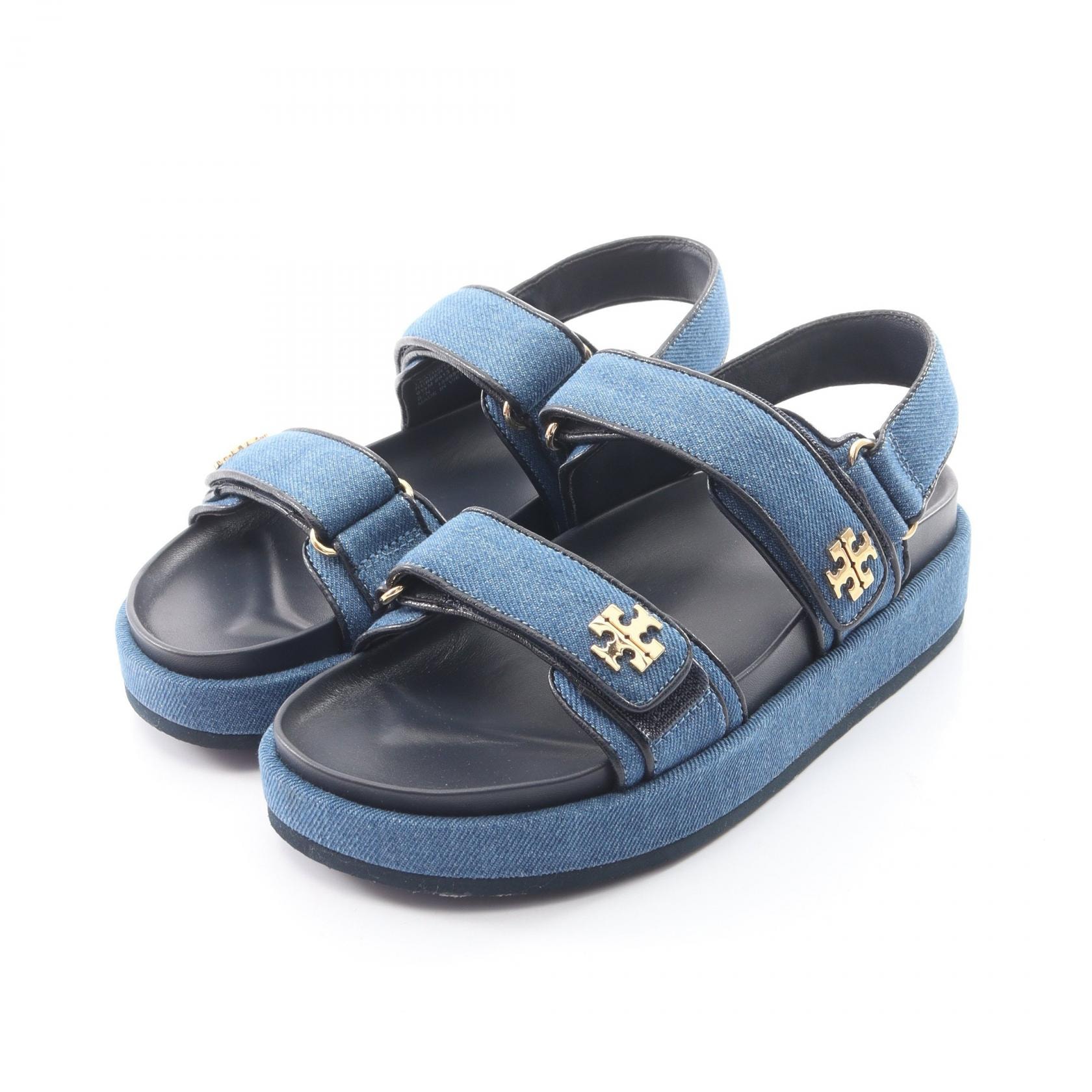 トリーバーチ Tory Burch KIRA SPORT SANDAL キラ スポーツ サンダル サンダル 靴 デニム レディース ネイビー系 1589544017 【新品】