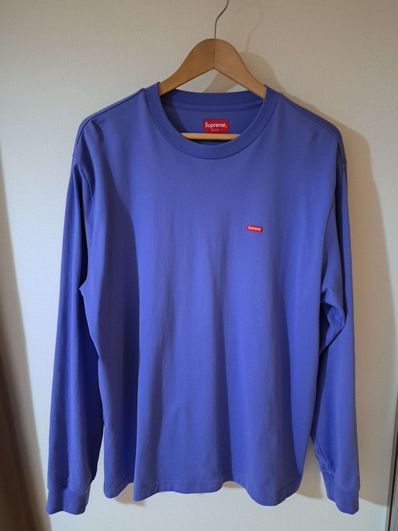 Supreme Small Box L/S Tee "Purple"(21SS)