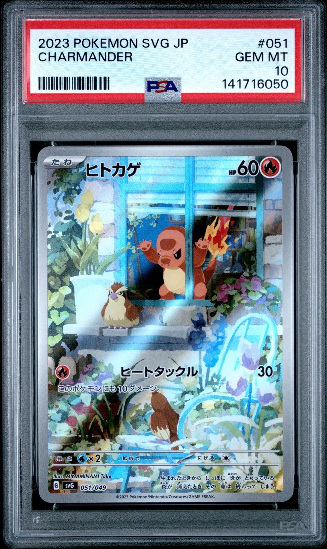 ヒトカゲ :フルイラスト [SVG 051/049](スペシャルデッキセットex「フシギバナ・リザードン・カメックス」)