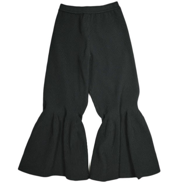 新品 CFCL シーエフシーエル 25SS 日本製 HYPHA BELL BOTTOM PANTS ベルボトムパンツ CF009KF122 Free BLACK イッセイミヤケ 定価99,000円 ボトムス g25065