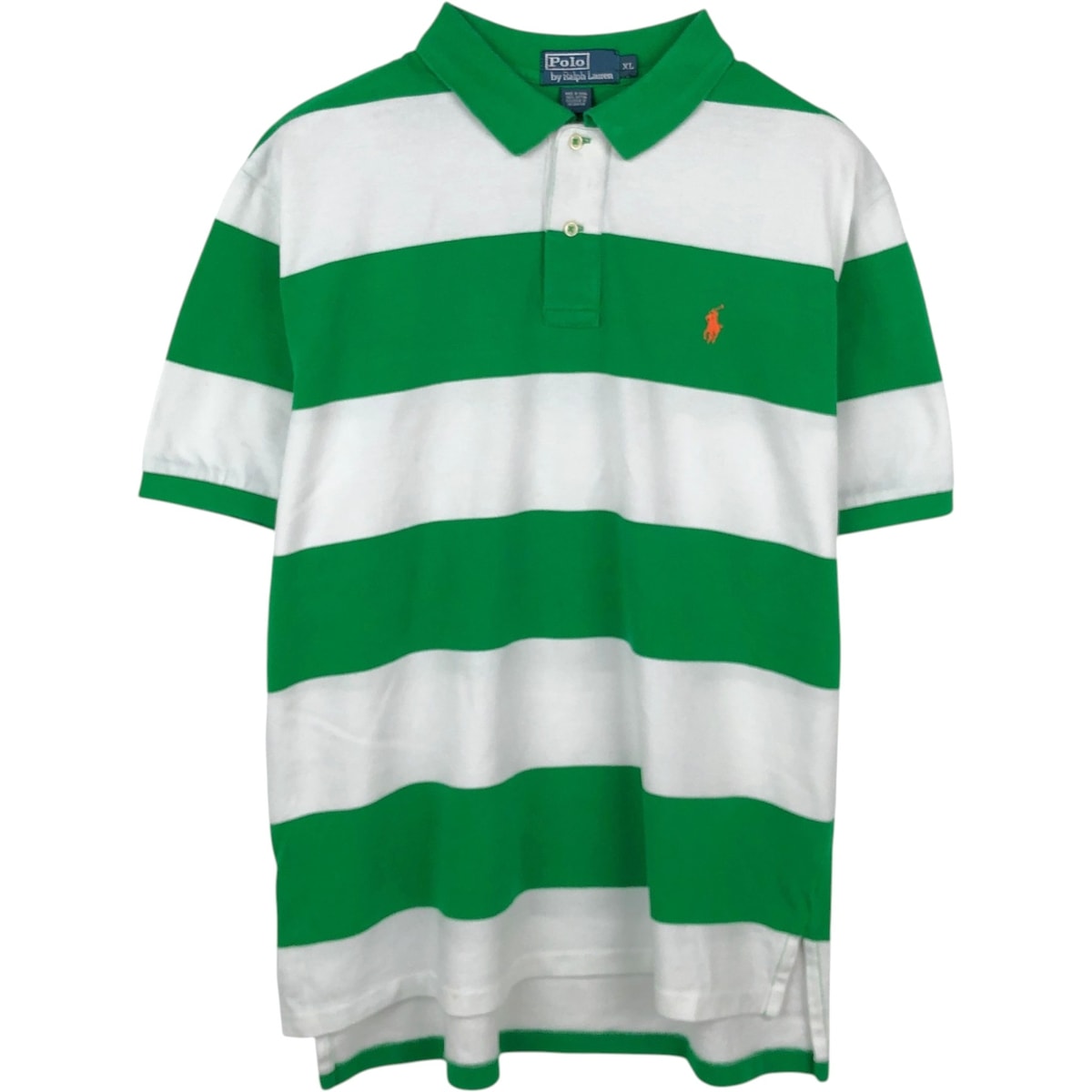 古着 ラルフローレン Ralph Lauren POLO by Ralph Lauren 半袖 ボーダー ポロシャツ メンズXL相当/eaa666573