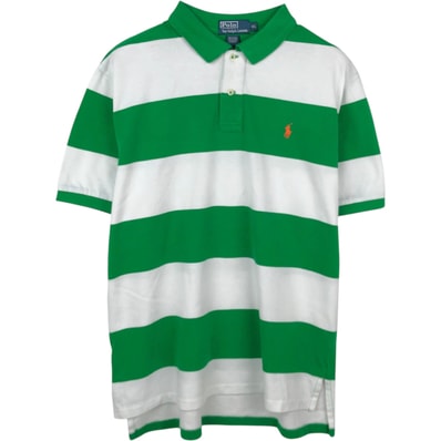 古着 ラルフローレン Ralph Lauren POLO by Ralph Lauren 半袖 ボーダー ポロシャツ メンズXL相当/eaa666573