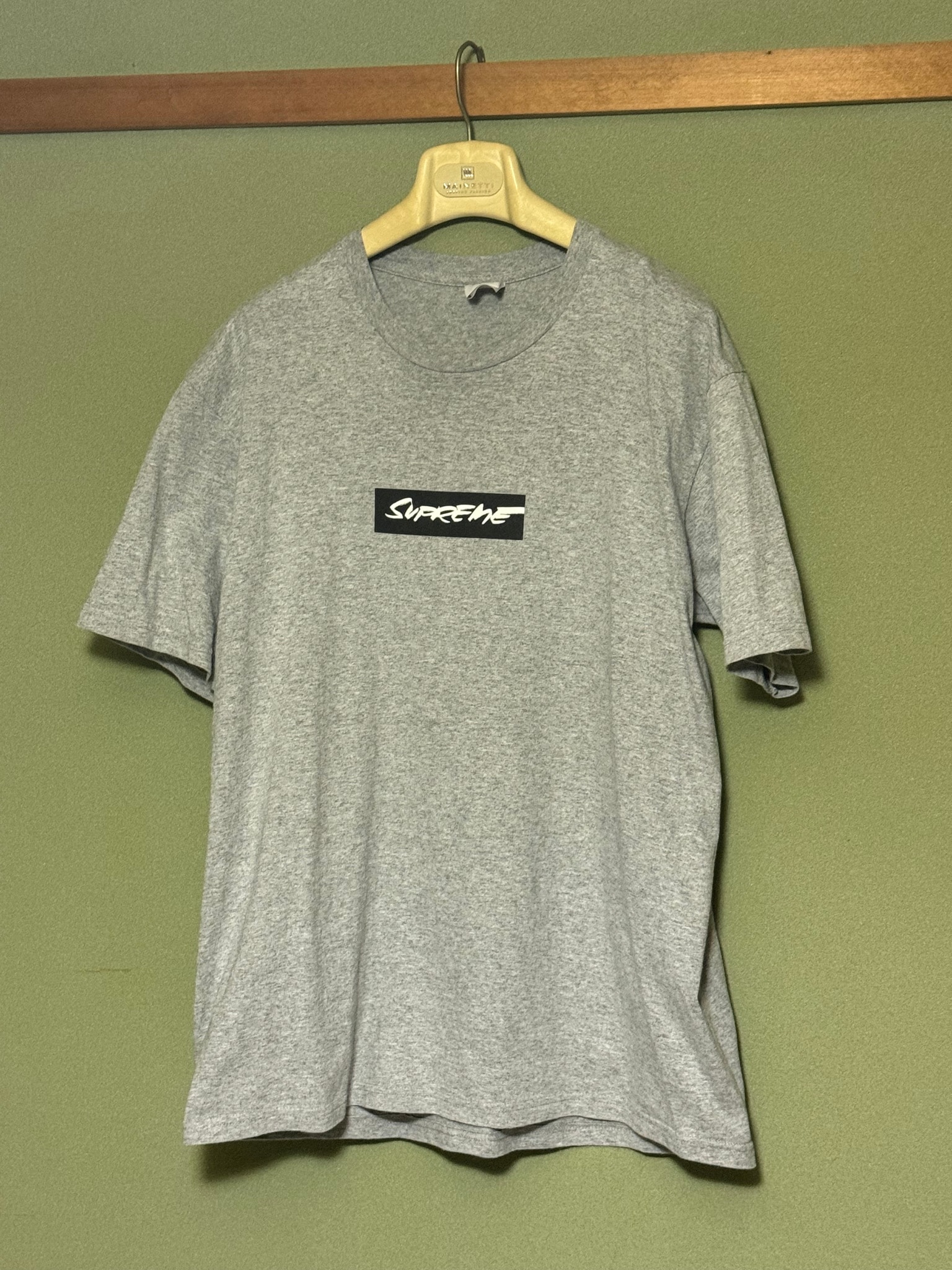 Supreme Futura Box Logo Tee "Grey"