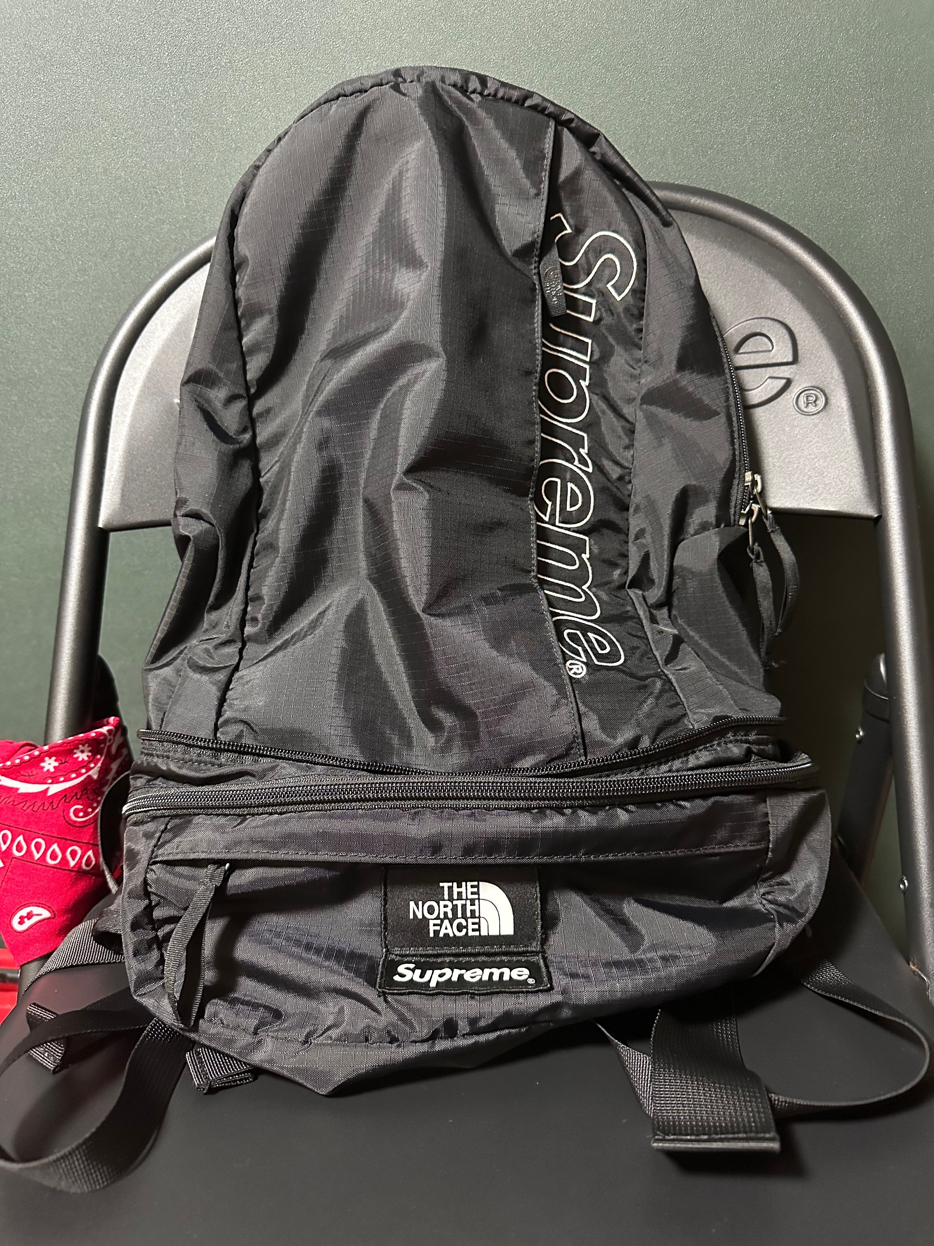 Supreme x The North Face Trekking Convertible Backpack + Waist Bag "Black"