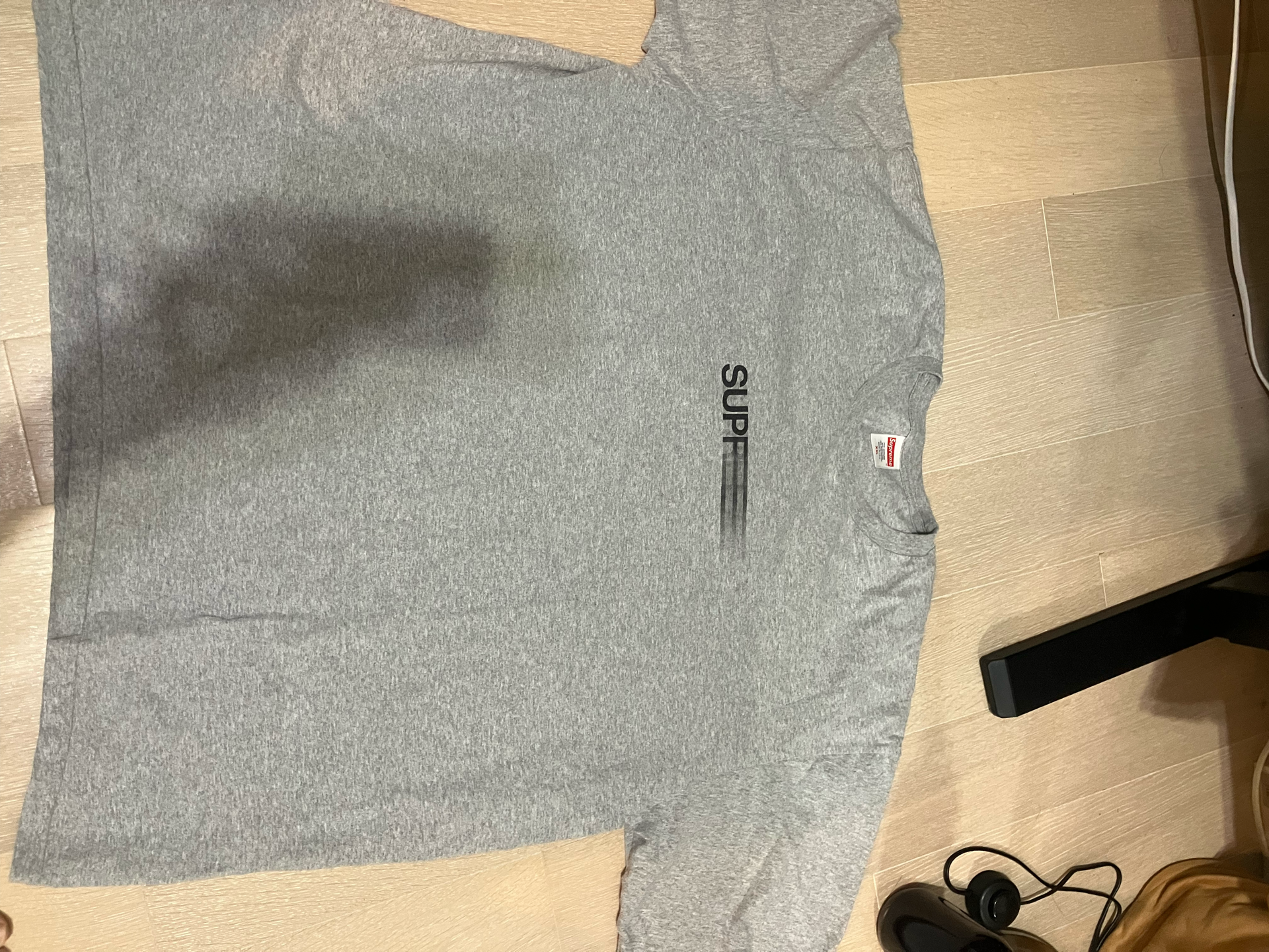 Supreme Motion Logo Tee 16SS "Heather Grey"