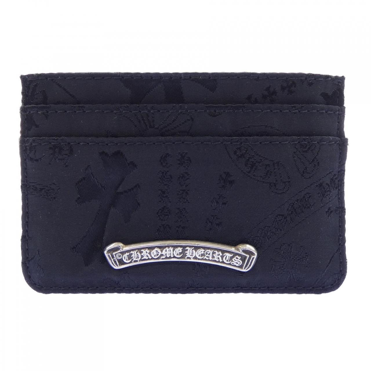 クロムハーツ CHROME HEARTS DOUBLE SIDE MULTI MOTIF CARD CASE