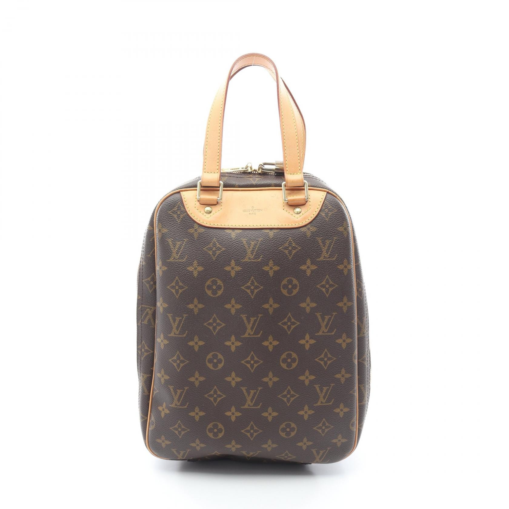 ルイ・ヴィトン LOUIS VUITTON エクスキュルシオン モノグラム ハンドバッグ バッグ PVCコーティングキャンバス レザー レディース ブラウン系 M41450 【中古】