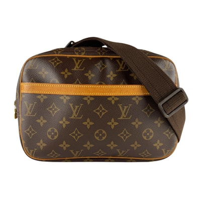 ルイ ヴィトン LOUIS VUITTON 斜め掛けショルダーバッグ モノグラム リポーターPM モノグラムキャンバス ブラウン ゴールド ユニセックス M45254【中古】 z10065